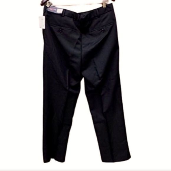 DOCKERS Flat Front Black Dress Pants 34x30 NWT - Picture 5 of 5